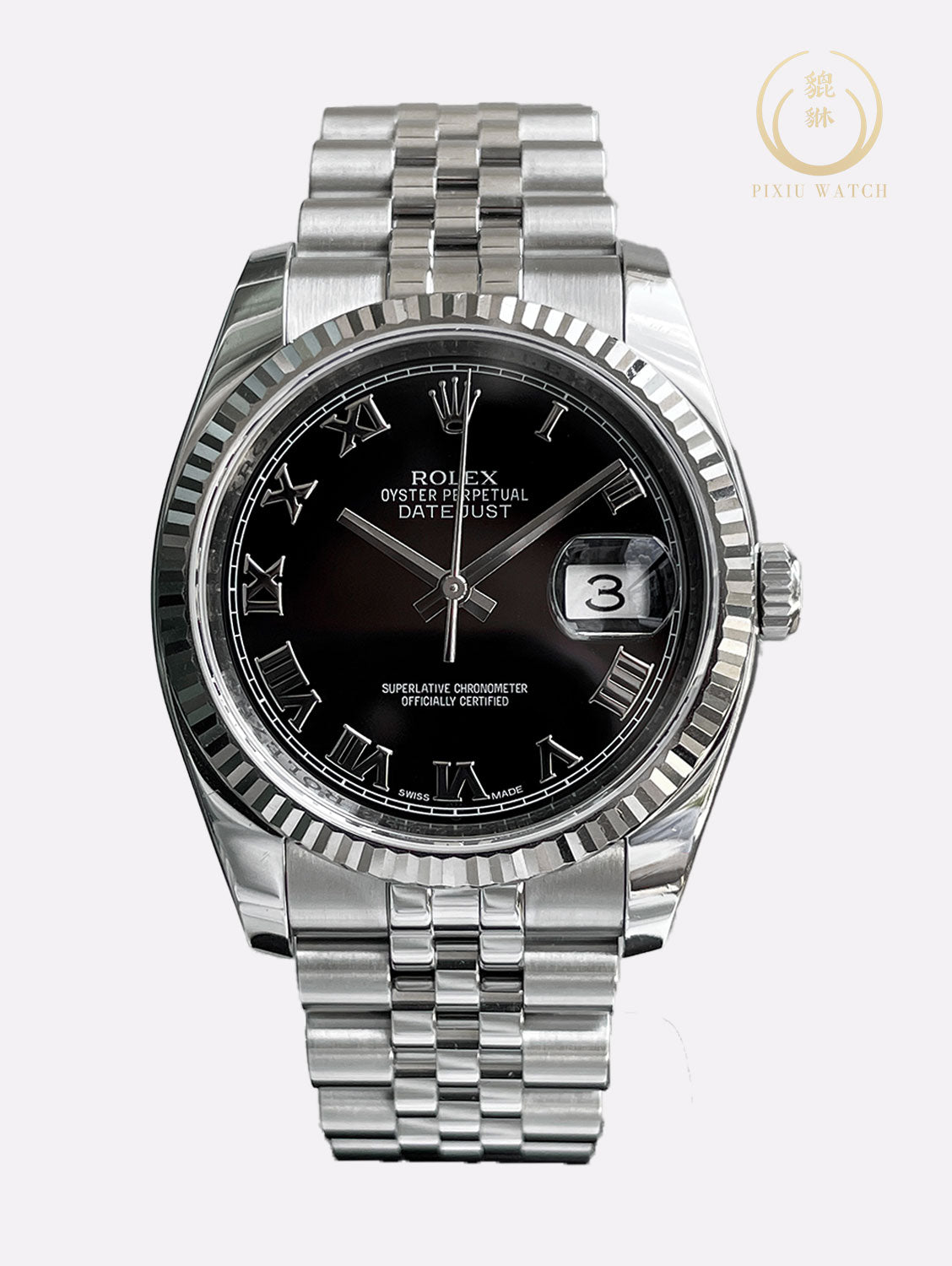 Rolex Datejust Black Dial