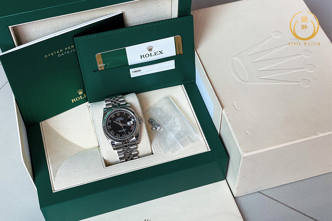 Rolex Datejust Black Dial