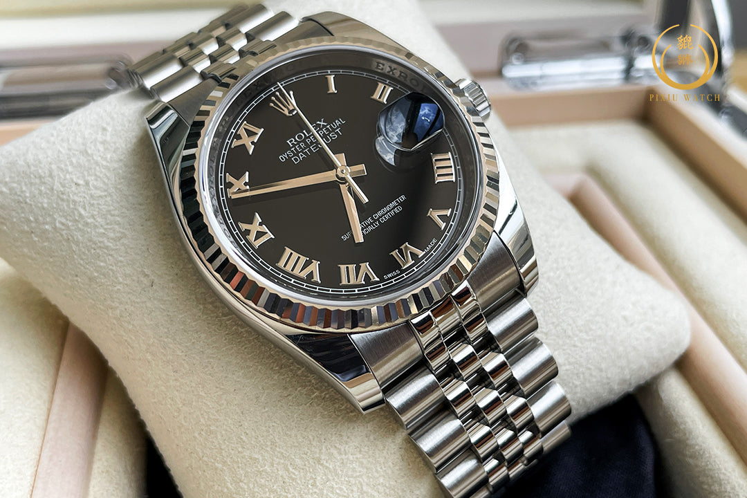 Rolex Datejust Black Dial