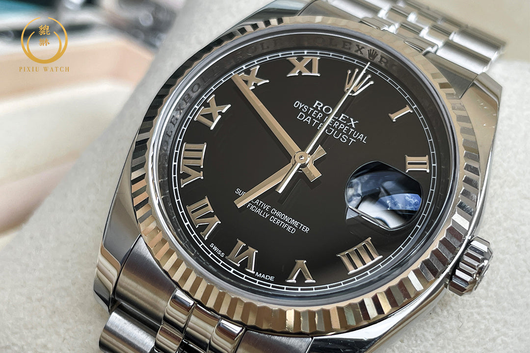 Rolex Datejust Black Dial