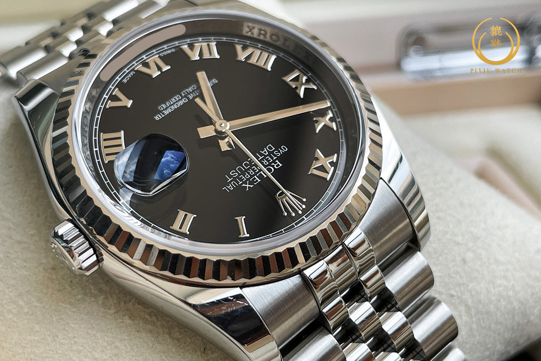 Rolex Datejust Black Dial