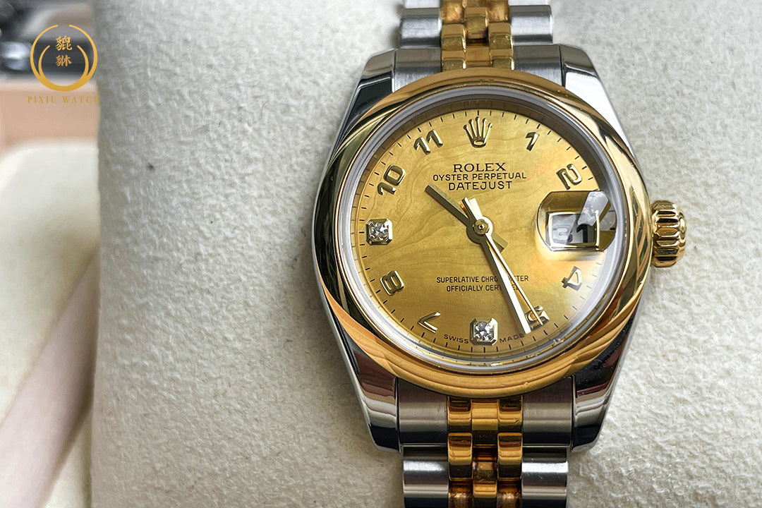Rolex Ladies Datejust Gold Dust Mother of Pearl