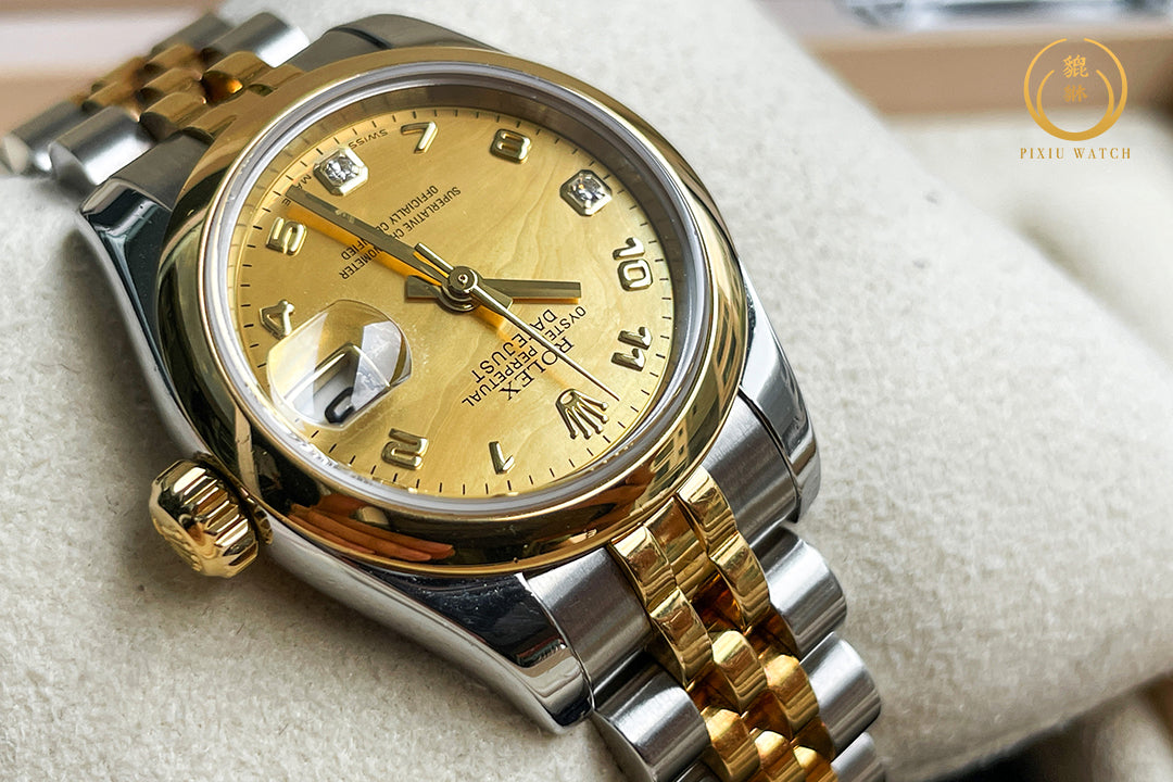 Rolex Ladies Datejust Gold Dust Mother of Pearl