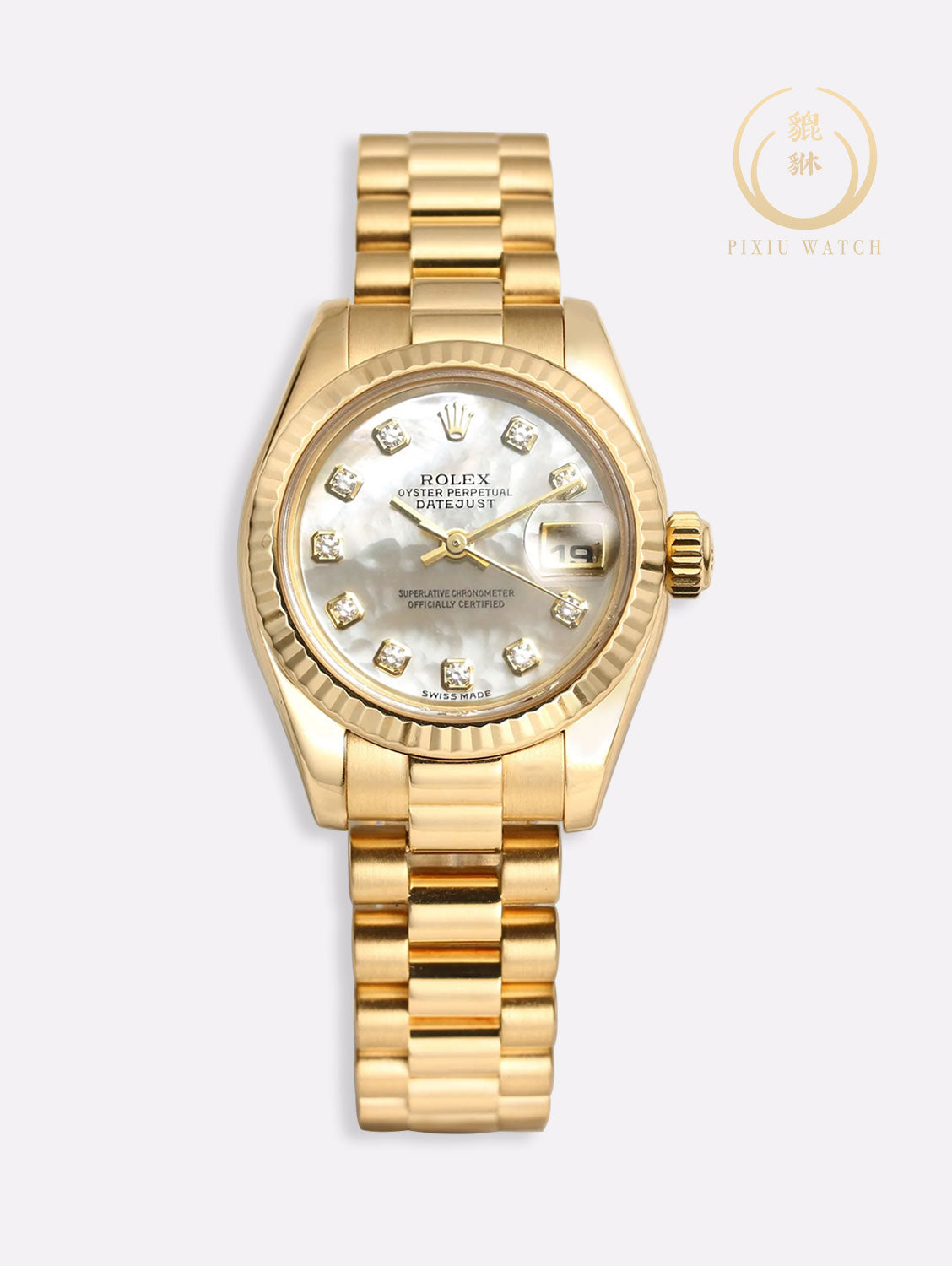 Rolex Datejust 179178 Full Yellow Gold MOP Dial