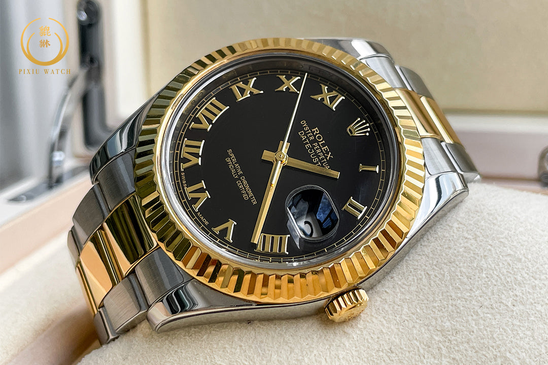 Rolex Datejust II 116333 Yellow Gold / Steel Fluted Bezel