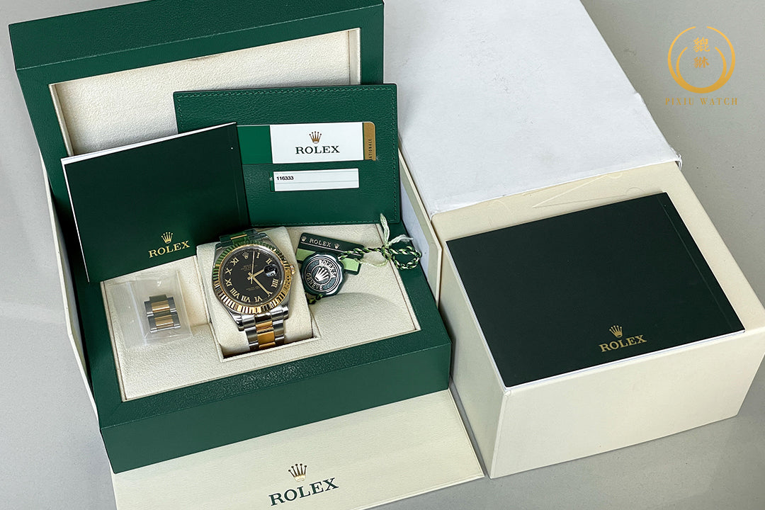 Rolex Datejust II 116333 Yellow Gold / Steel Fluted Bezel