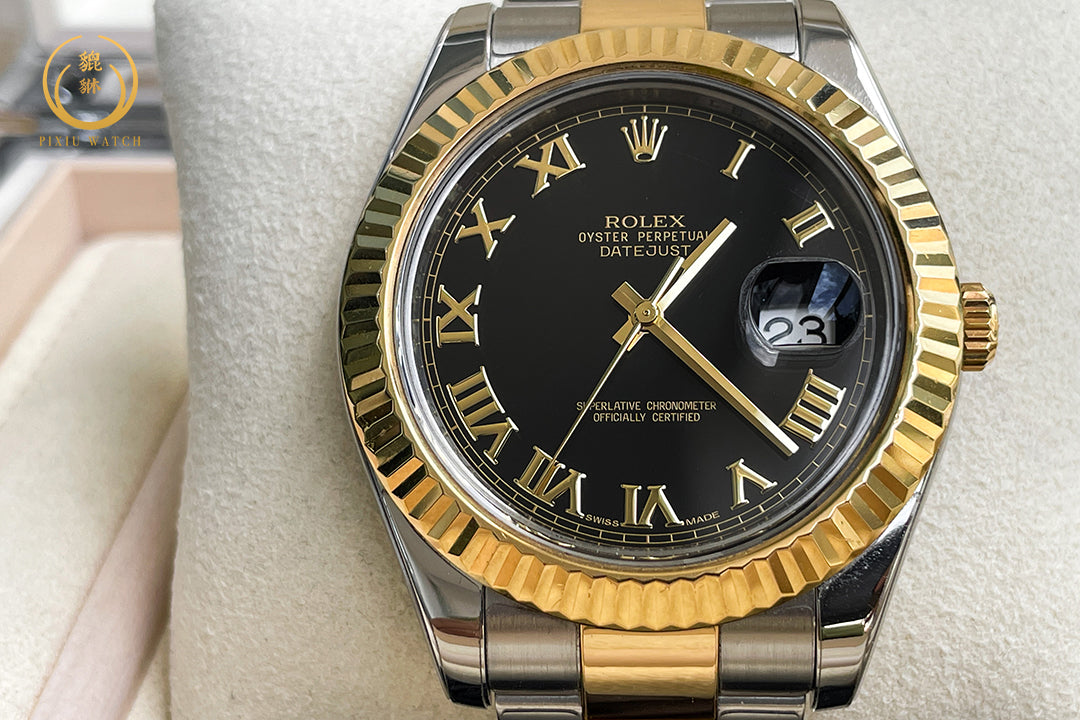 Rolex Datejust II 116333 Yellow Gold / Steel Fluted Bezel