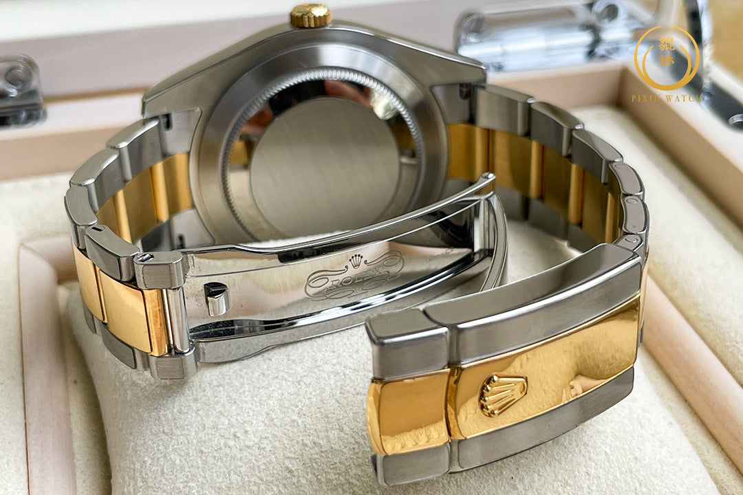 Rolex Datejust II 116333 Yellow Gold / Steel Fluted Bezel