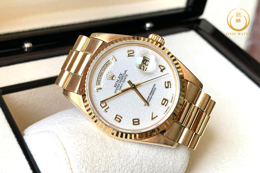Rolex Day-Date 18238 President Com Dial Yellow Gold