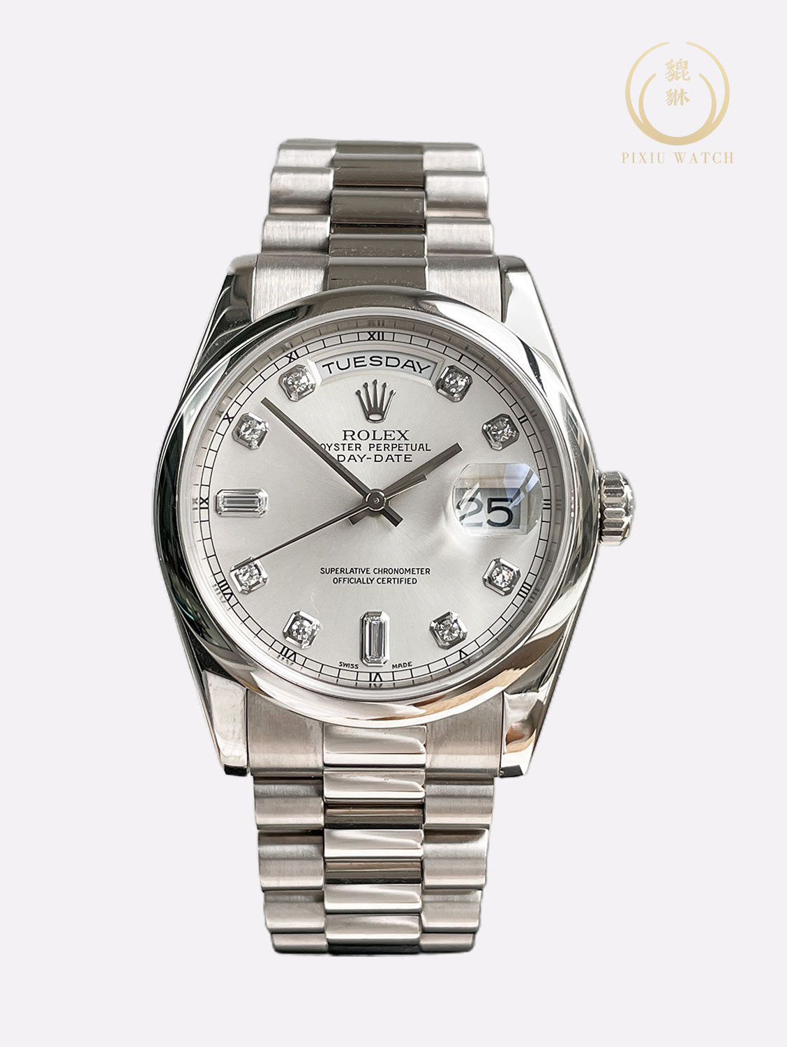 Rolex Day-Date White Gold President