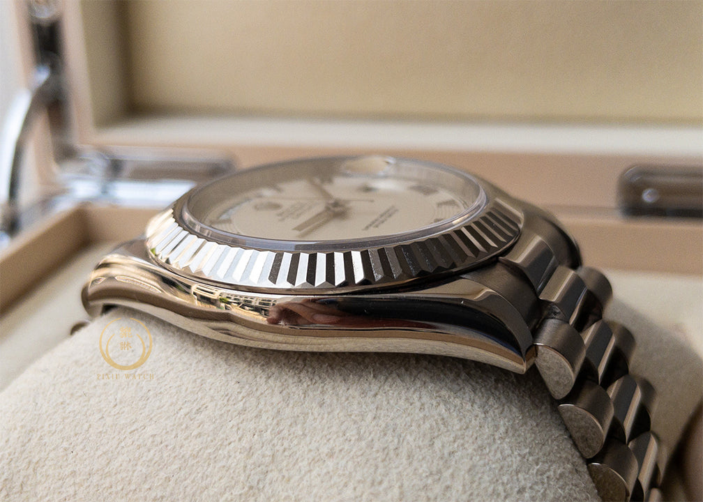 Rolex Day-Date II 218239 Full White Gold