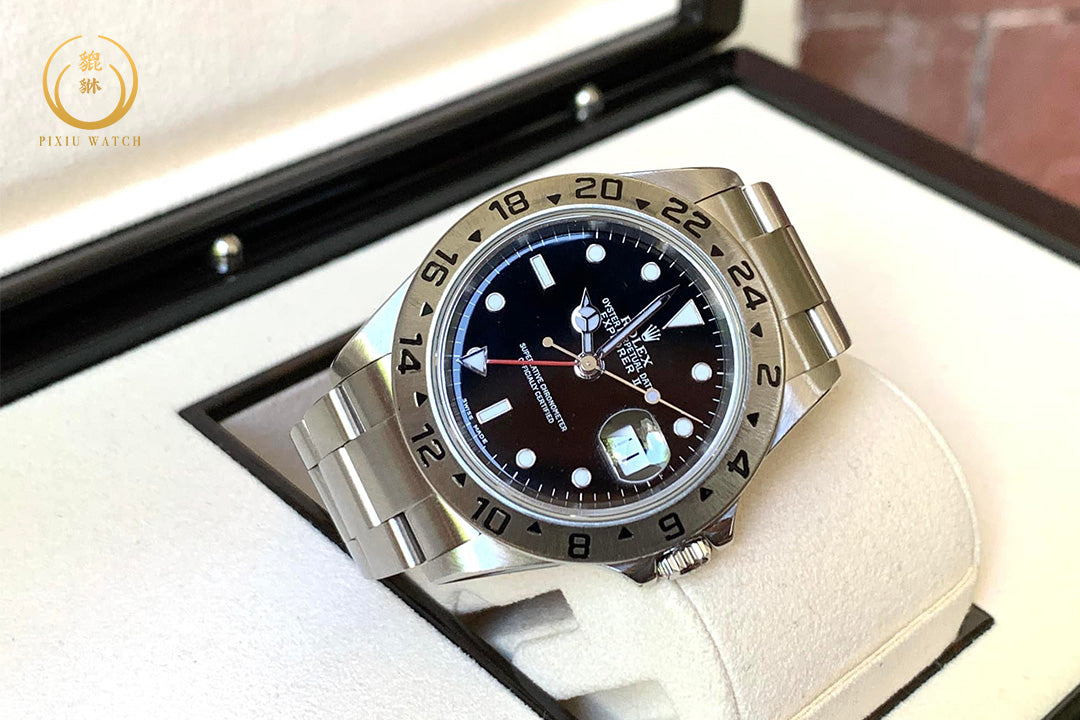 Rolex Explorer II Black Dial Red Hand
