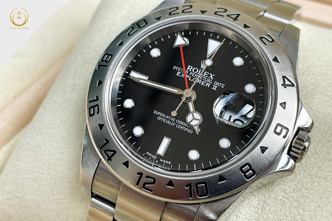 Rolex Explorer II Black Dial Red Hand