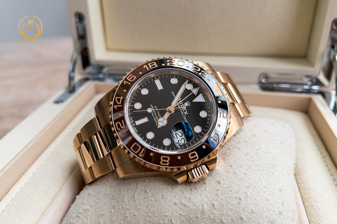 Rolex GMT-Master II “Root Beer” Full Everose Gold