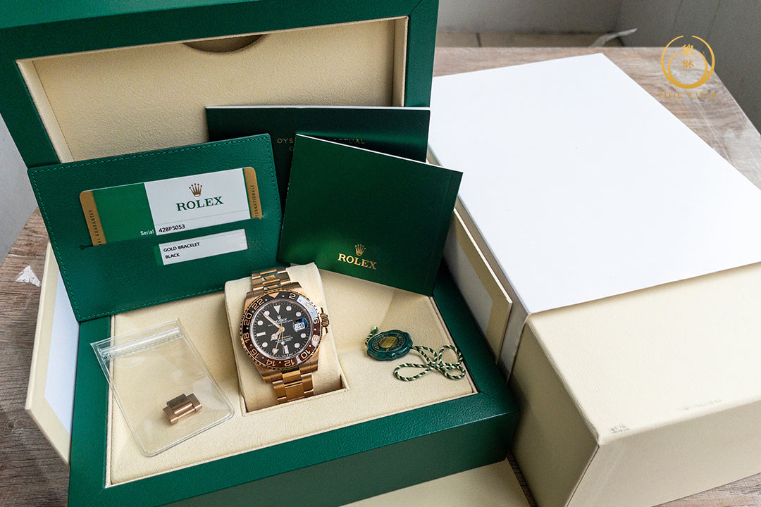 Rolex GMT-Master II “Root Beer” Full Everose Gold