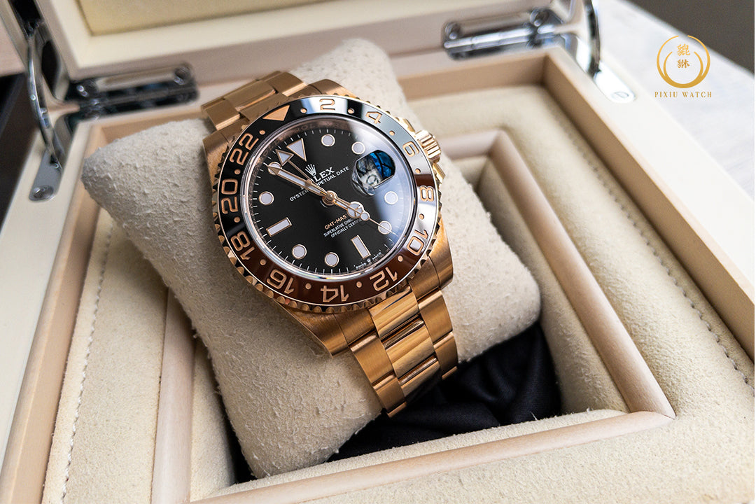 Rolex GMT-Master II “Root Beer” Full Everose Gold