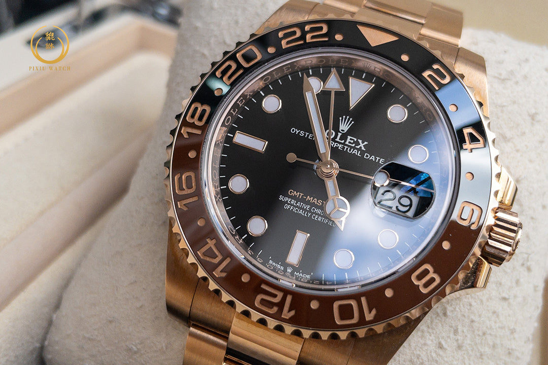 Rolex GMT-Master II “Root Beer” Full Everose Gold