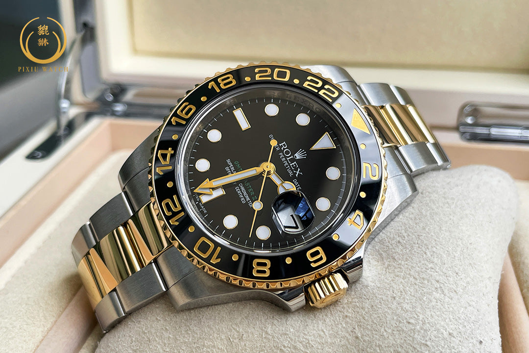 Rolex GMT-MASTER II YG/Steel Ceramic Bezel