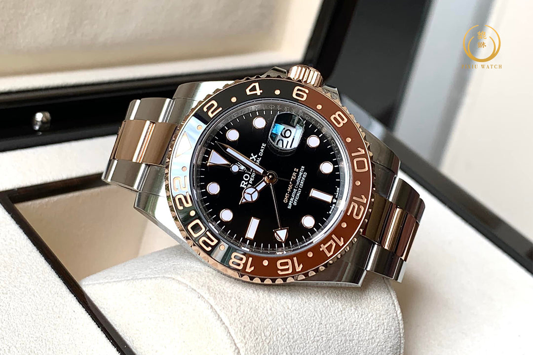 Rolex GMT Rootbeer 2tone