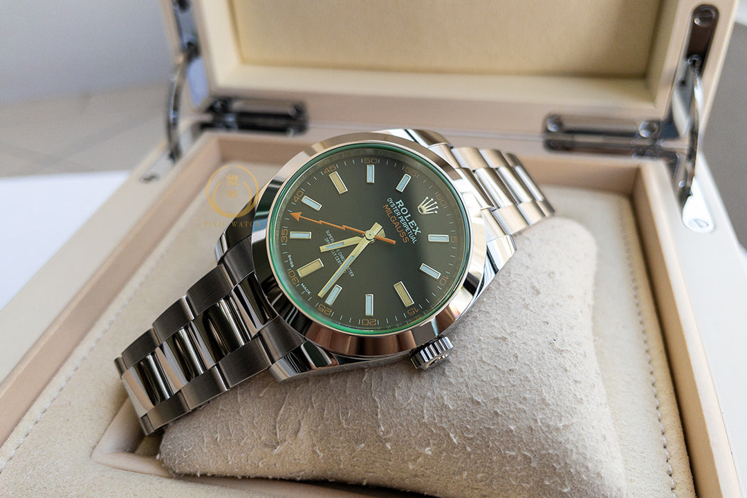 “ของใหม่” Rolex Milgauss Oyster Steel Black Dial