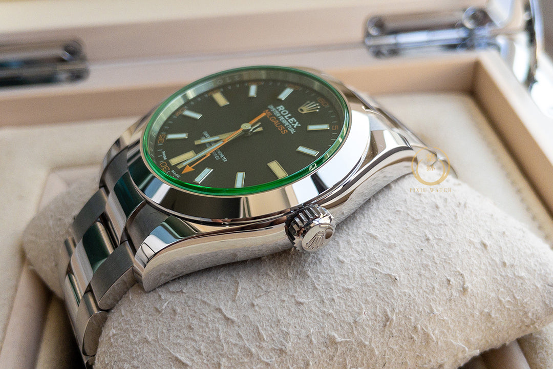 “ของใหม่” Rolex Milgauss Oyster Steel Black Dial