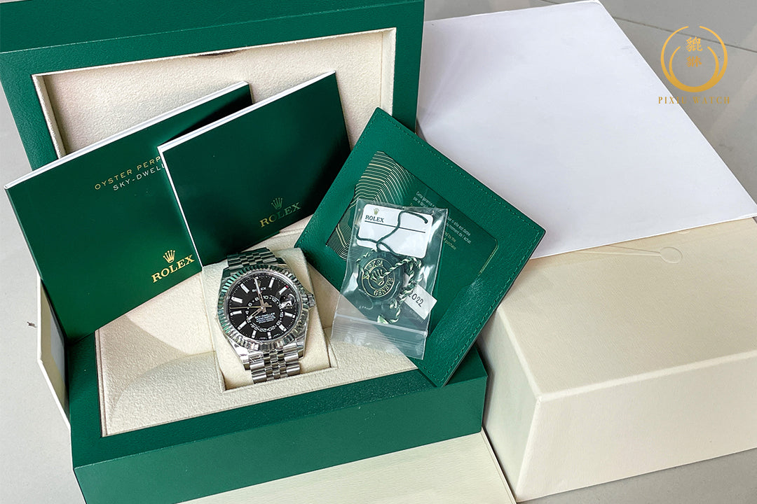 “ของใหม่” Rolex Sky-Dweller Black Roleso