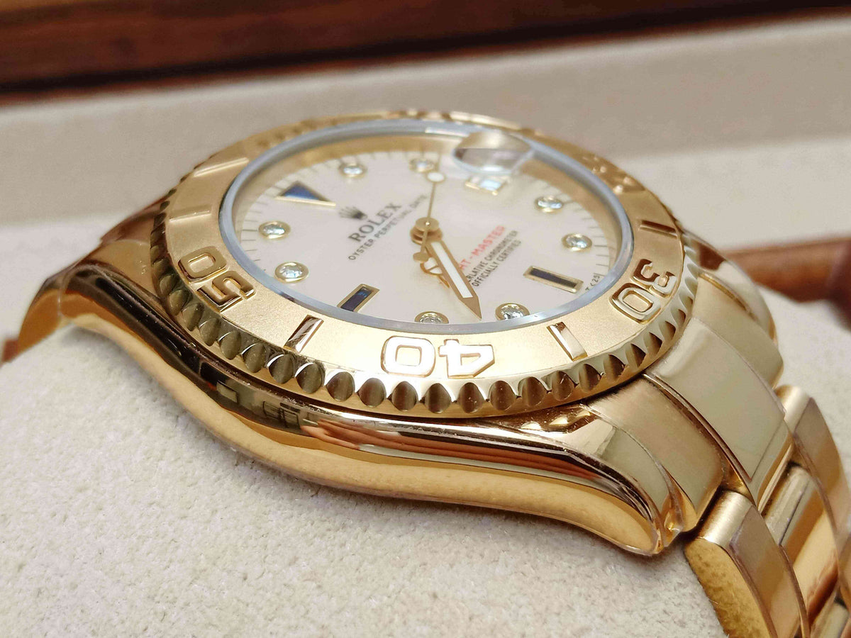 Rolex Yacht-Master Yellow Gold Diamond MOP Dial