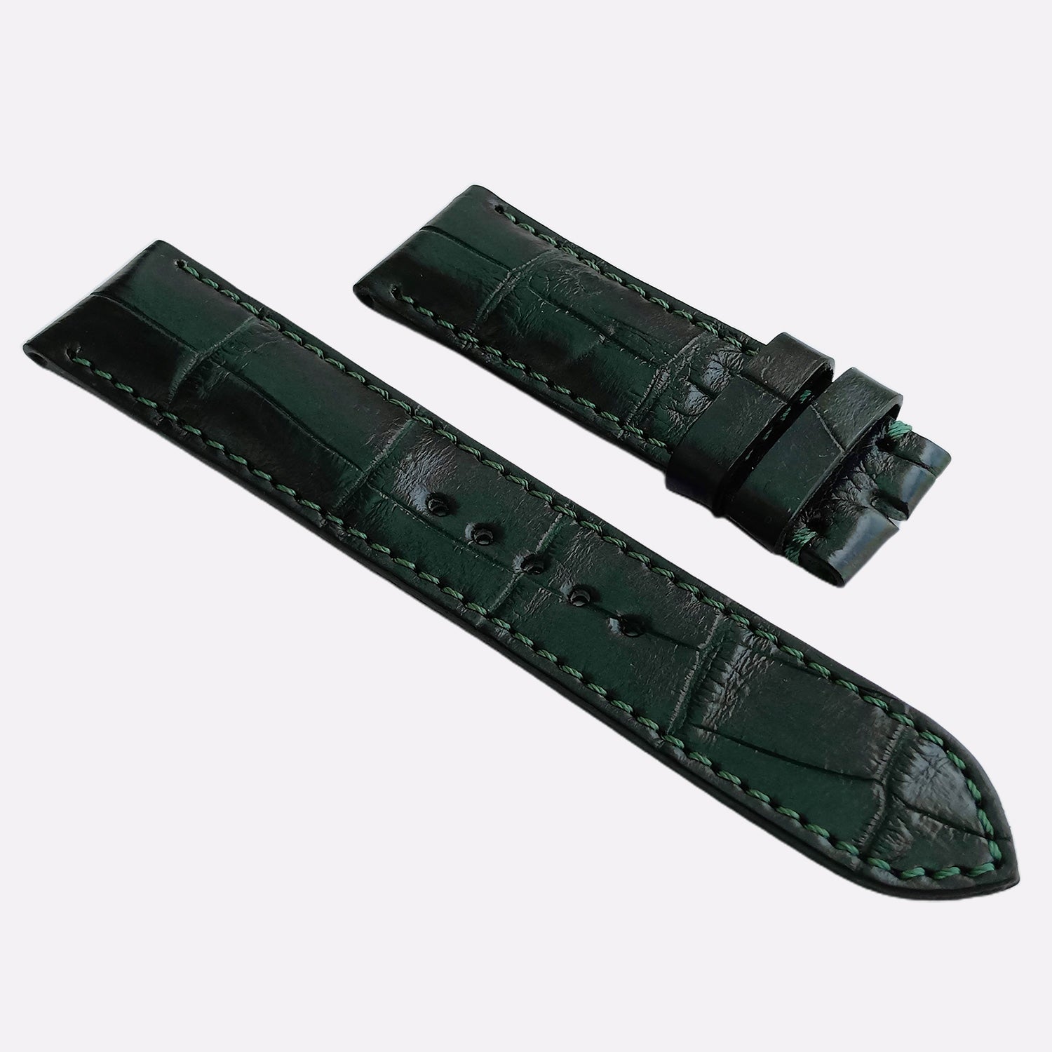 สายหนังจระเข้ สี Willow Green