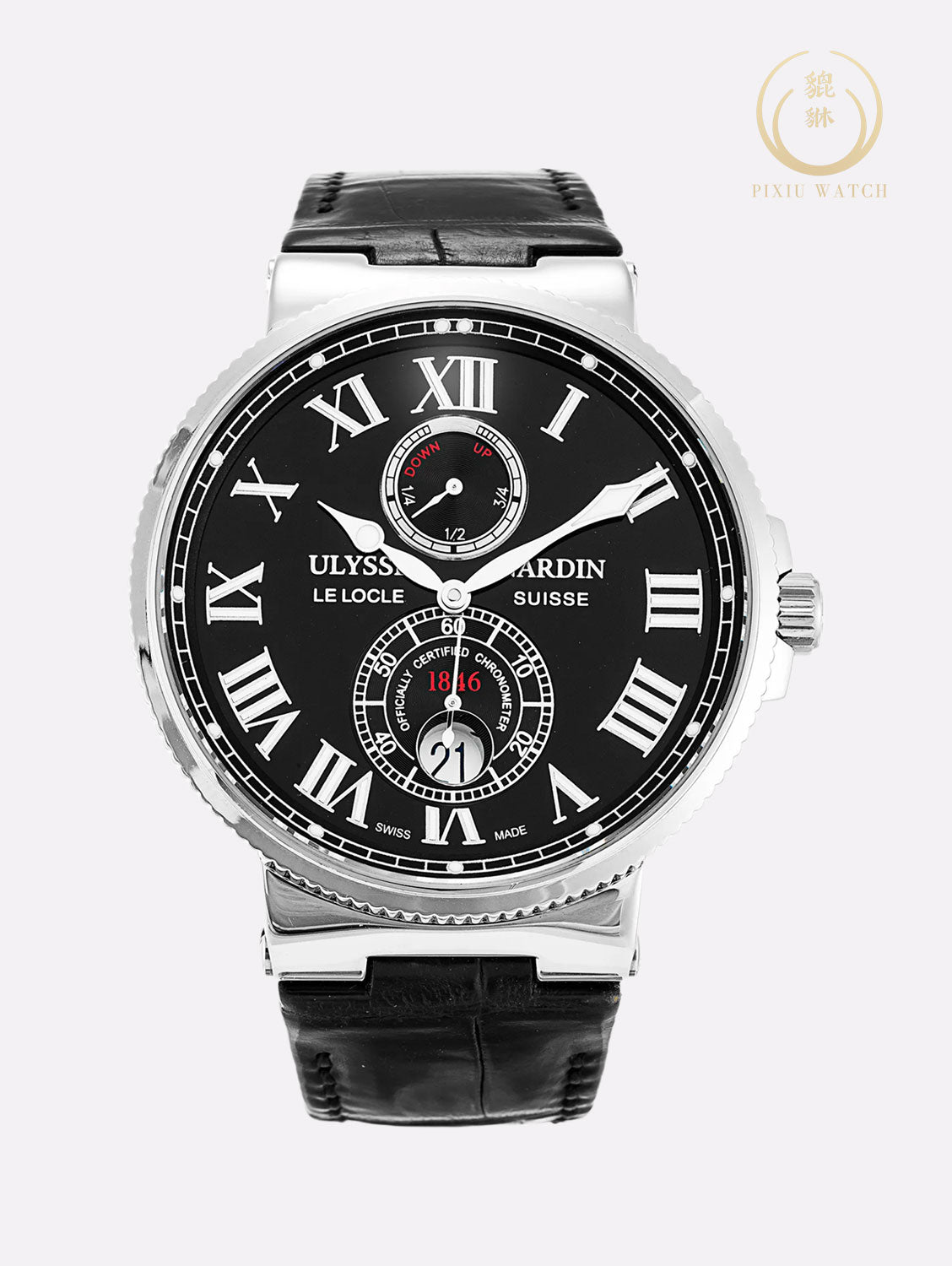 Ulysse Nardin Maxi Marine Chronometer Black Dial