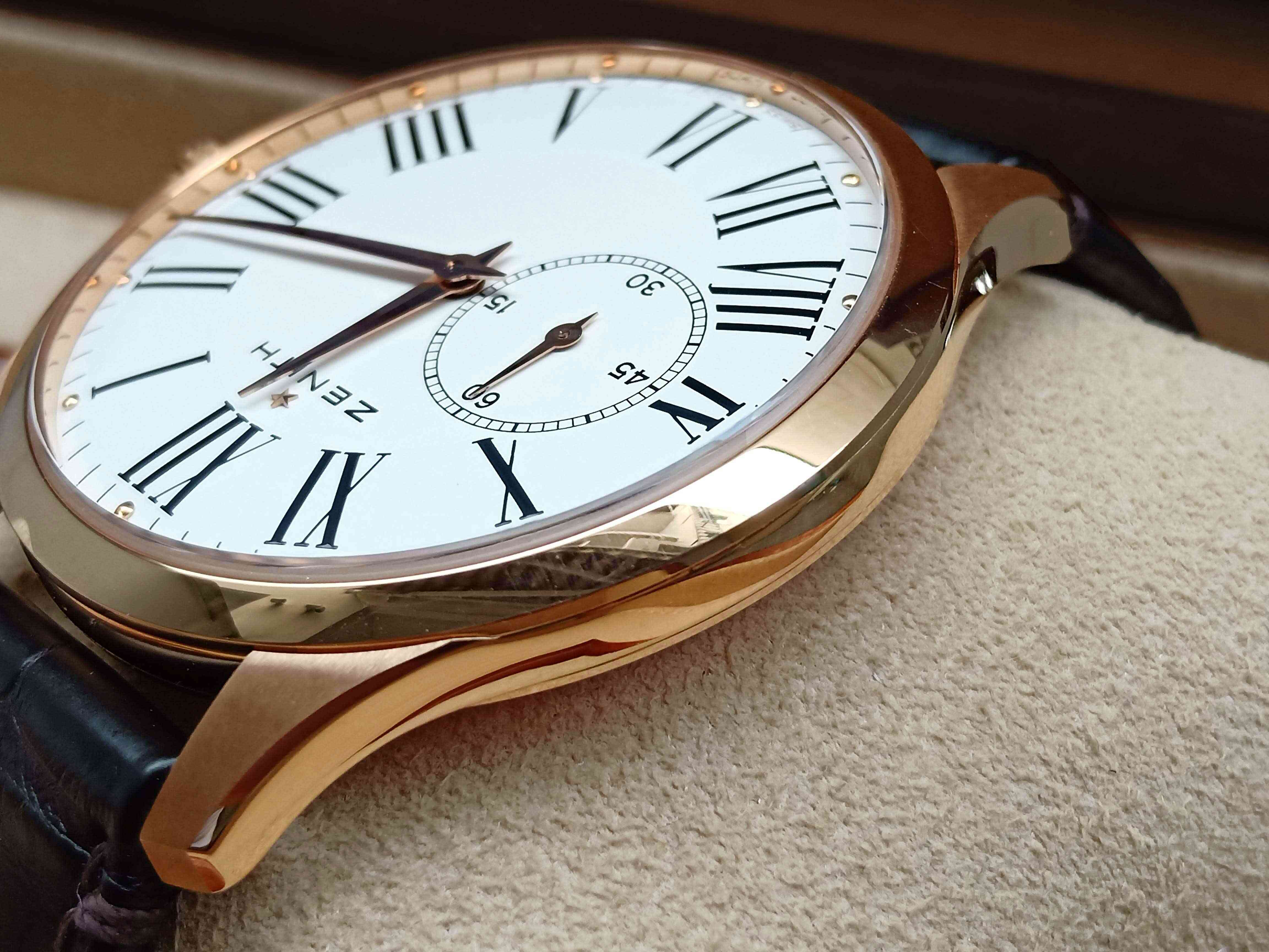 Zenith Elite Ultra Thin Rose Gold