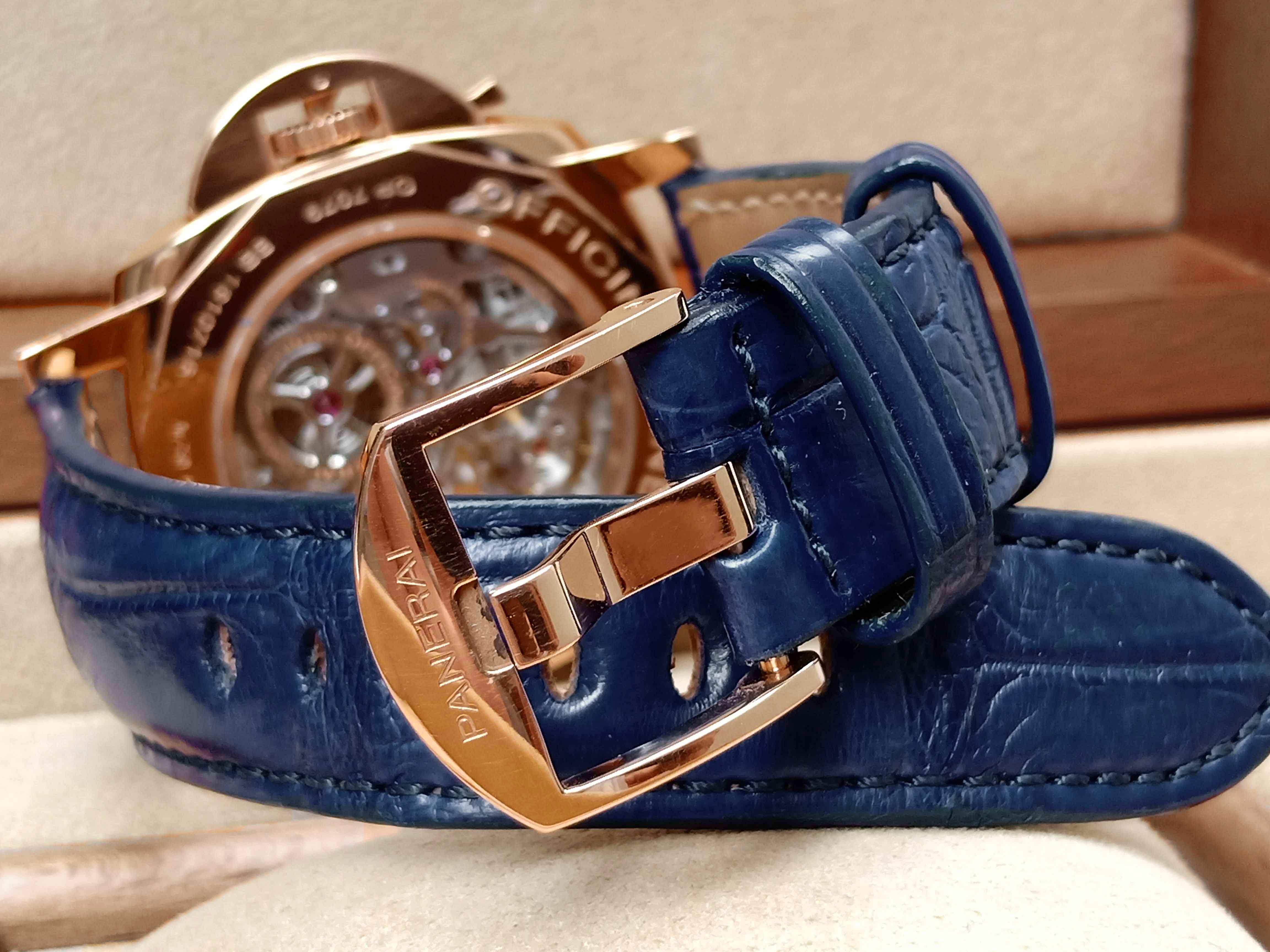 Panerai 00677 Oro Rosso Luminor Due Rose Gold Extra Thin