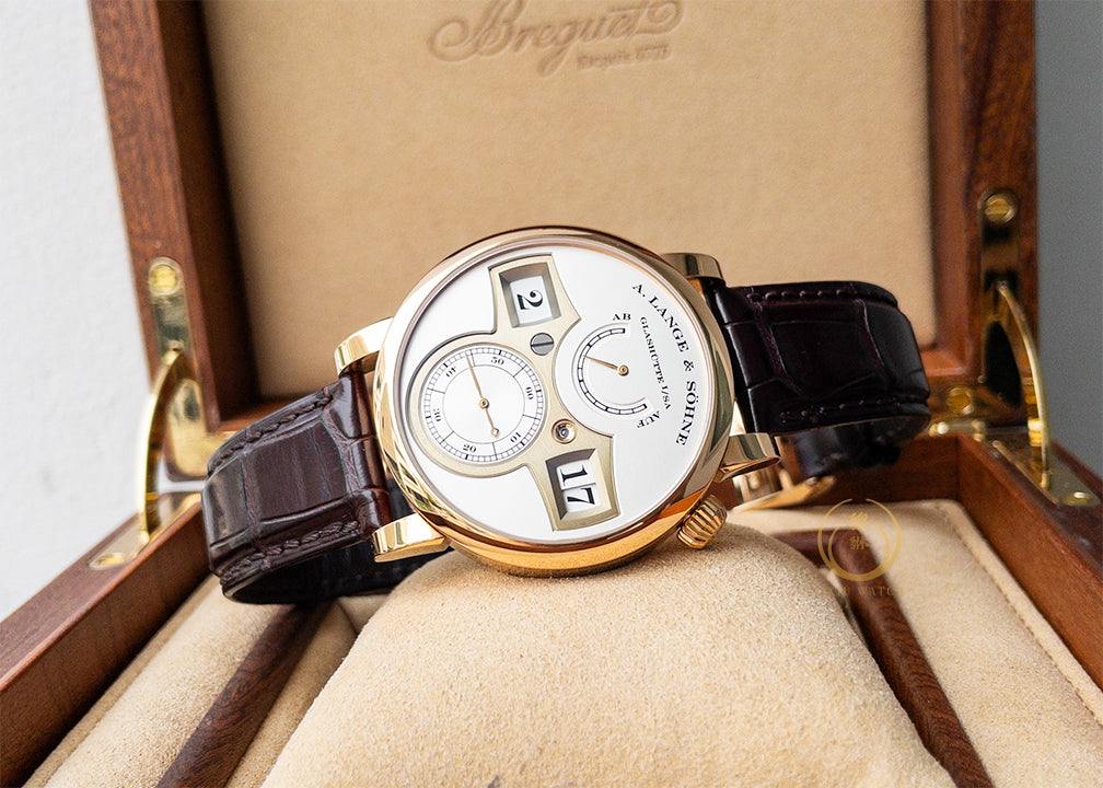 A. Lange & Sohne Zeitwerk Pink Gold