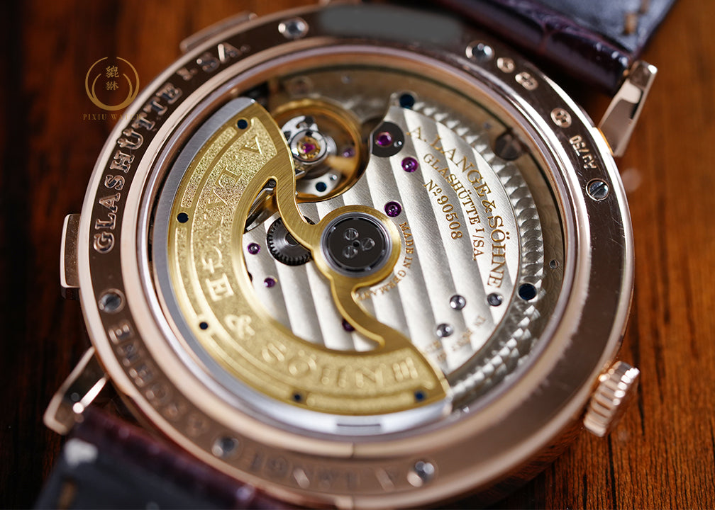 A. Lange Saxonia Dual Time Pink Gold