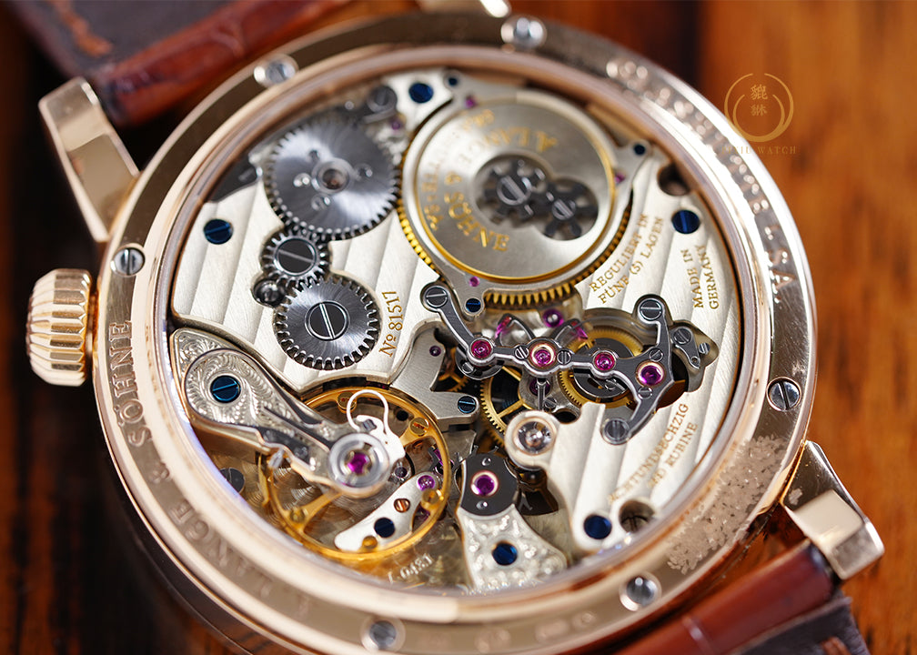 A. Lange & Sohne Zeitwerk Pink Gold