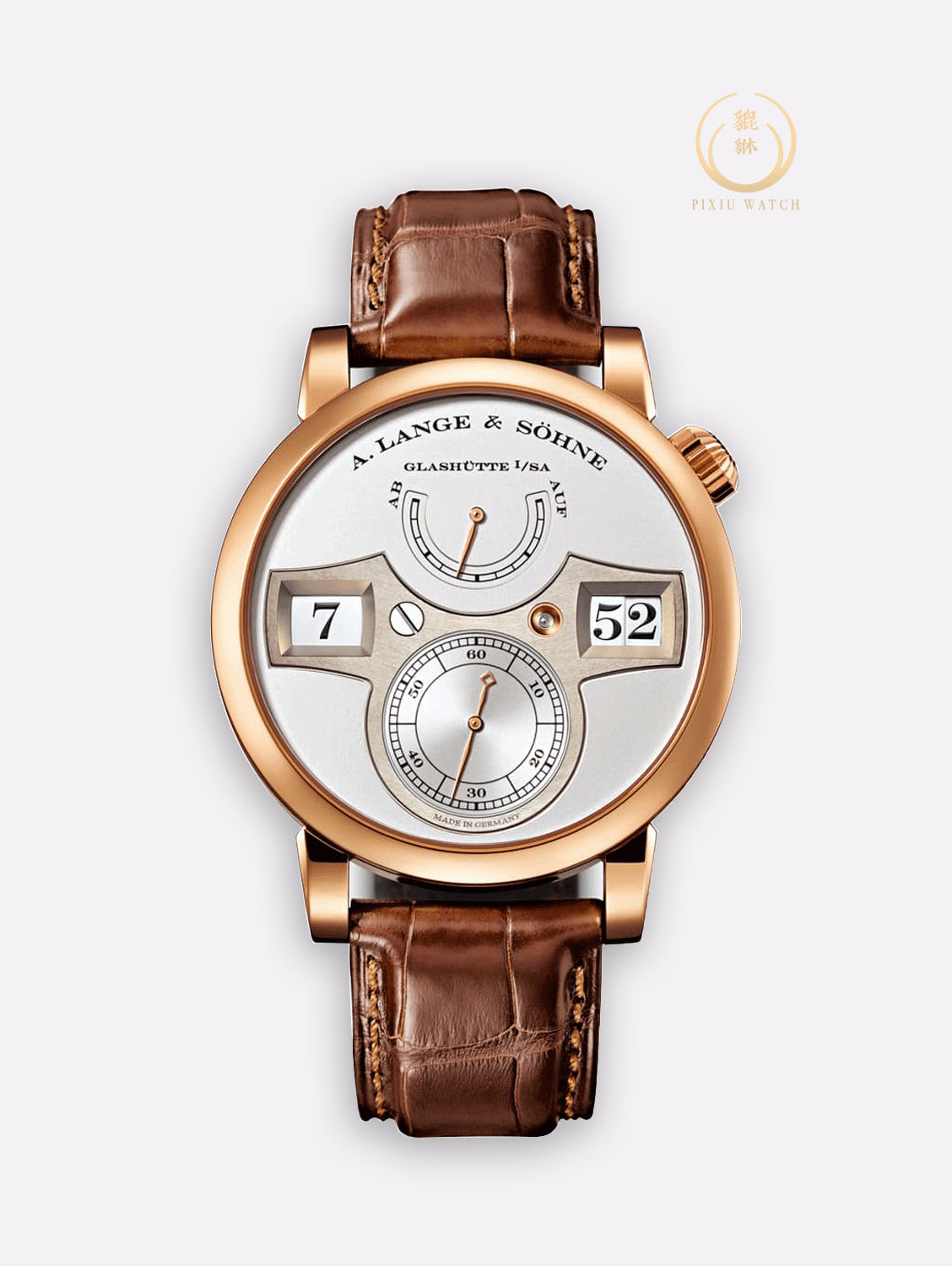 A. Lange & Sohne Zeitwerk Pink Gold