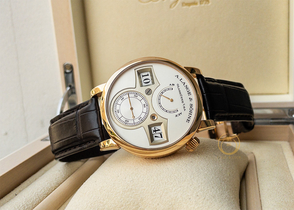 A. Lange & Sohne Zeitwerk Pink Gold