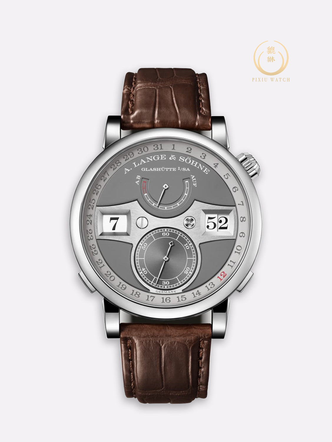 A. Lange Zeitwerk Date White Gold
