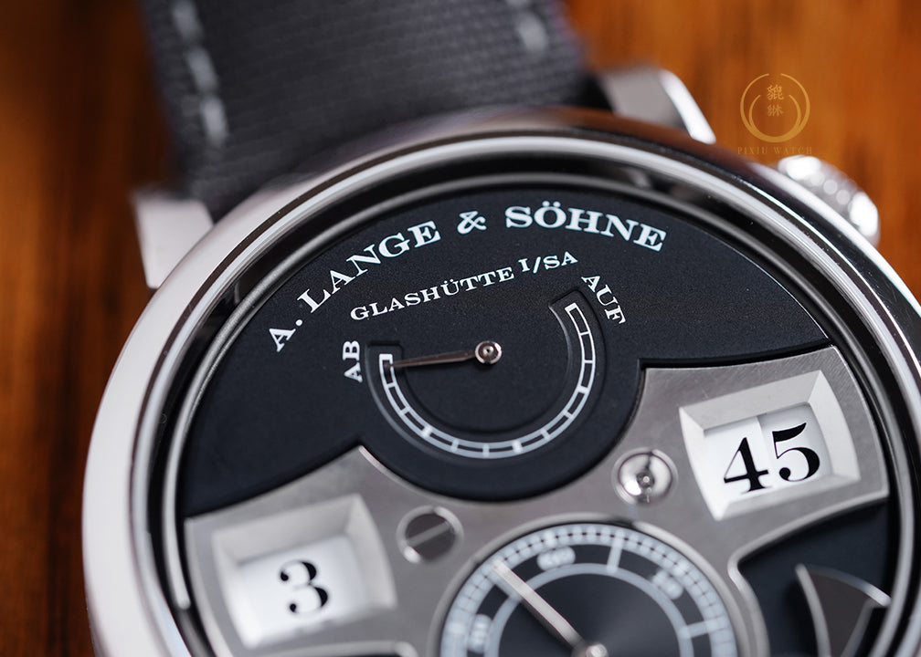 A. Lange Zeitwerk Striking Time White Gold