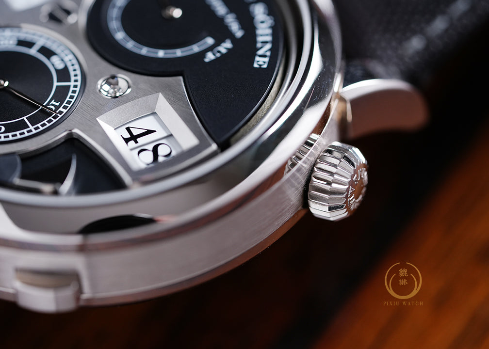 A. Lange Zeitwerk Striking Time White Gold