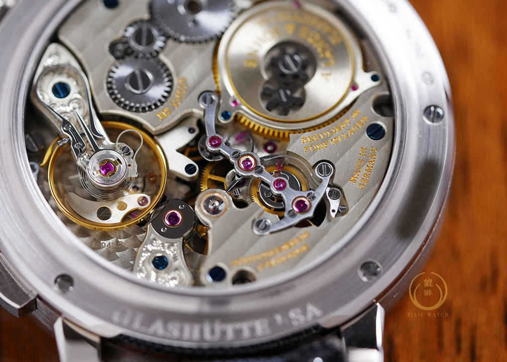 A. Lange Zeitwerk Striking Time White Gold