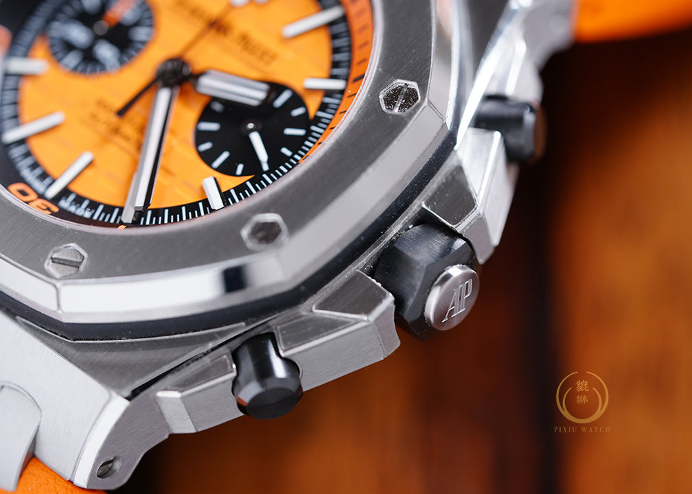 AP ROO Diver Chronograph Orange 26703ST