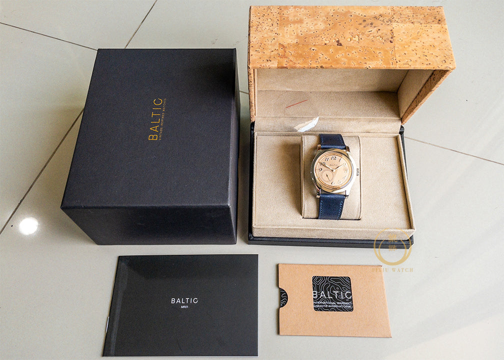 Baltic MR01 Salmon Dial Steel