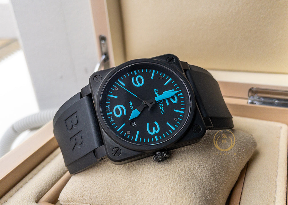 Bell & Ross Aviation Instruments BR0392-BLUE