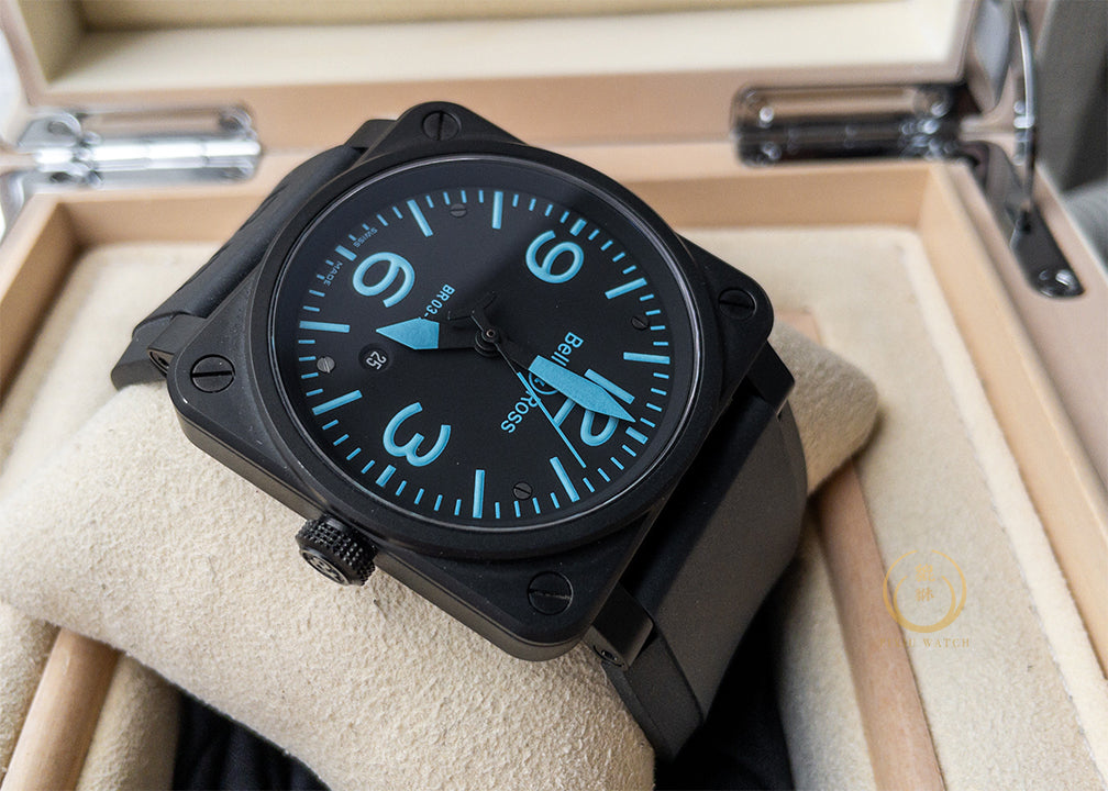 Bell & Ross Aviation Instruments BR0392-BLUE