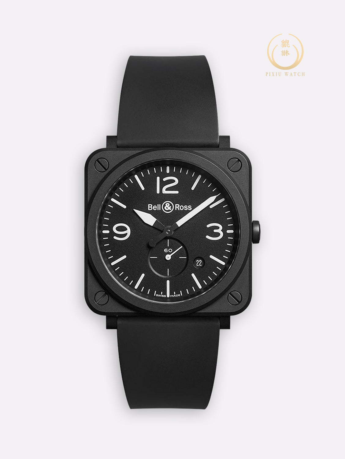 bellandross-br-s-black-matte-secondhand-มือสอง