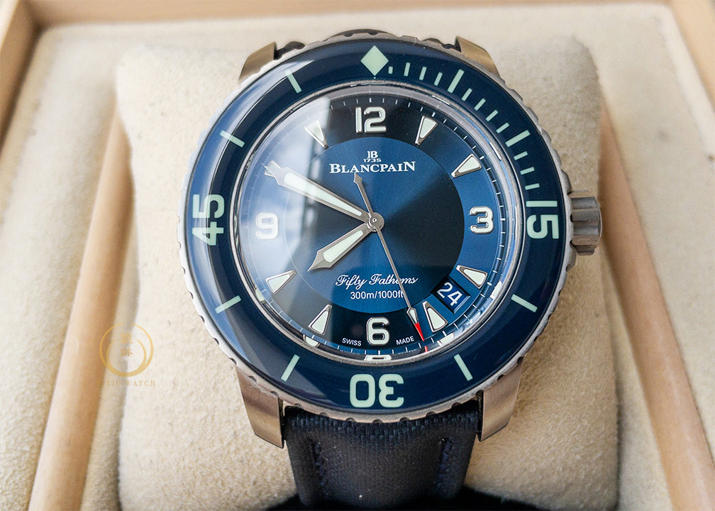Blancpain Fifty Fathoms 5015 Blue Ti