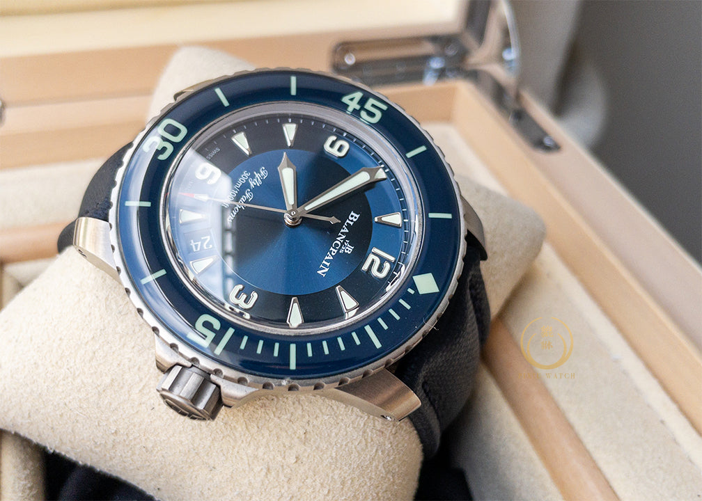 Blancpain Fifty Fathoms 5015 Blue Ti