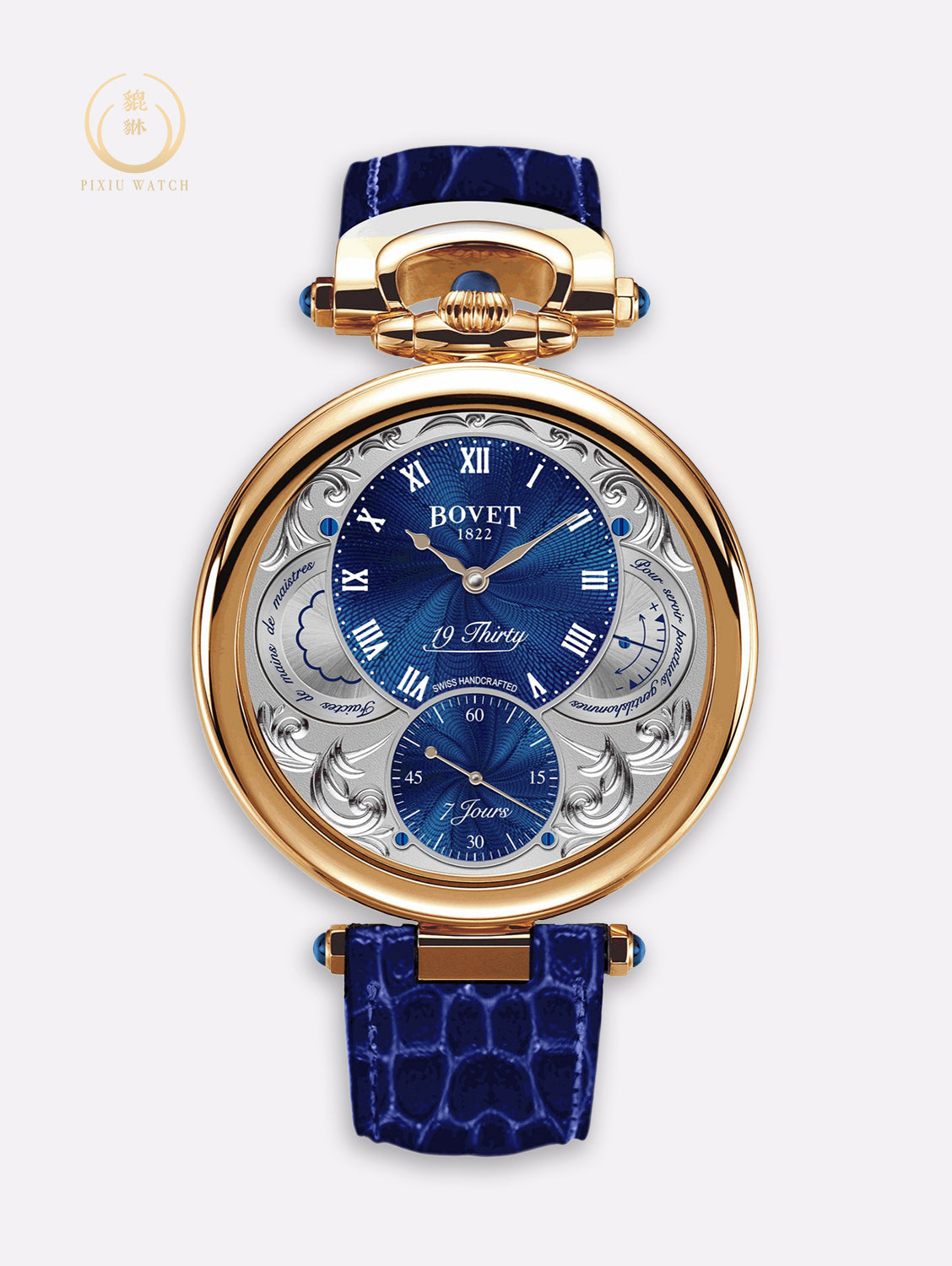 Bovet Fleurier 19Thirty Teal Blue 7 Days
