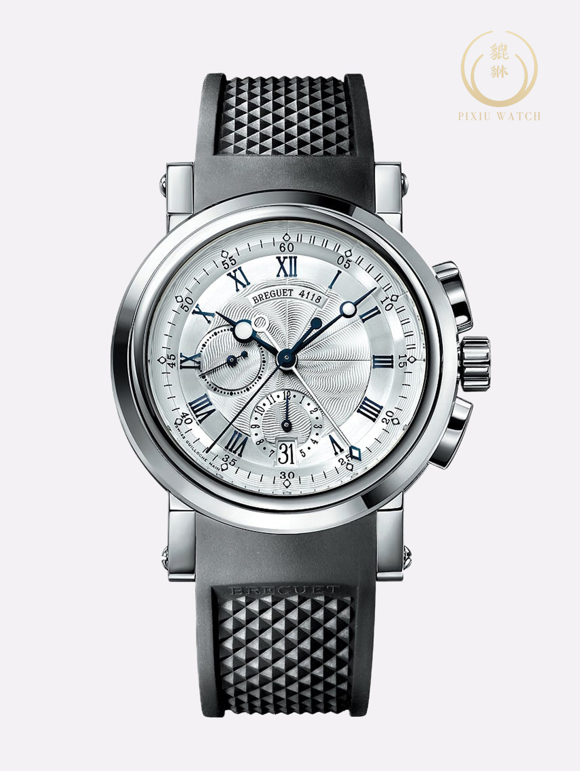 Breguet Marine Chronograph 18K White Gold