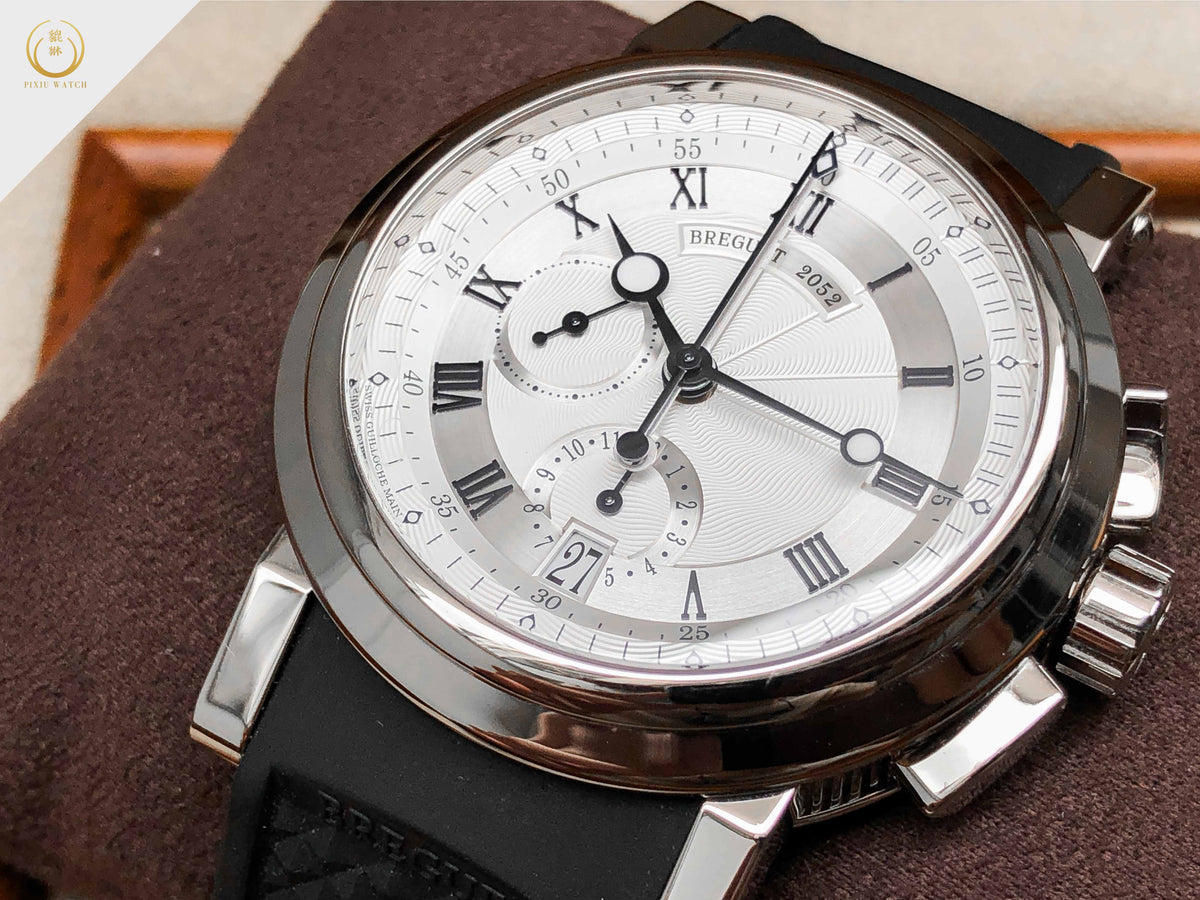 Breguet Marine Chronograph 18K White Gold